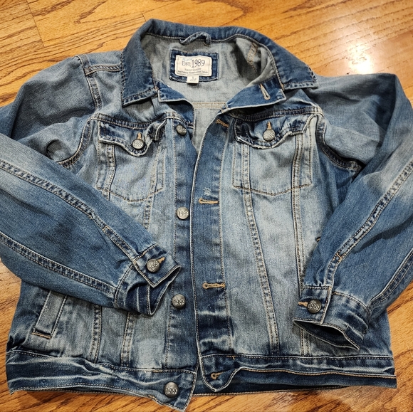 Children's Place Denim Jacket, 10/12 - Picture 1 of 1